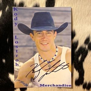 PBR- Pro Bull Rider Kody Lostroh Autographed Picture~ 5” x 7”